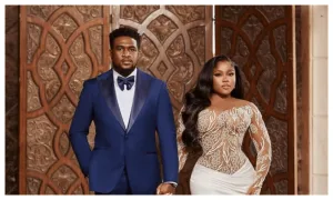 ‘You’ll keep seeing us everywhere’ — Veekee James fires back at troll over husband