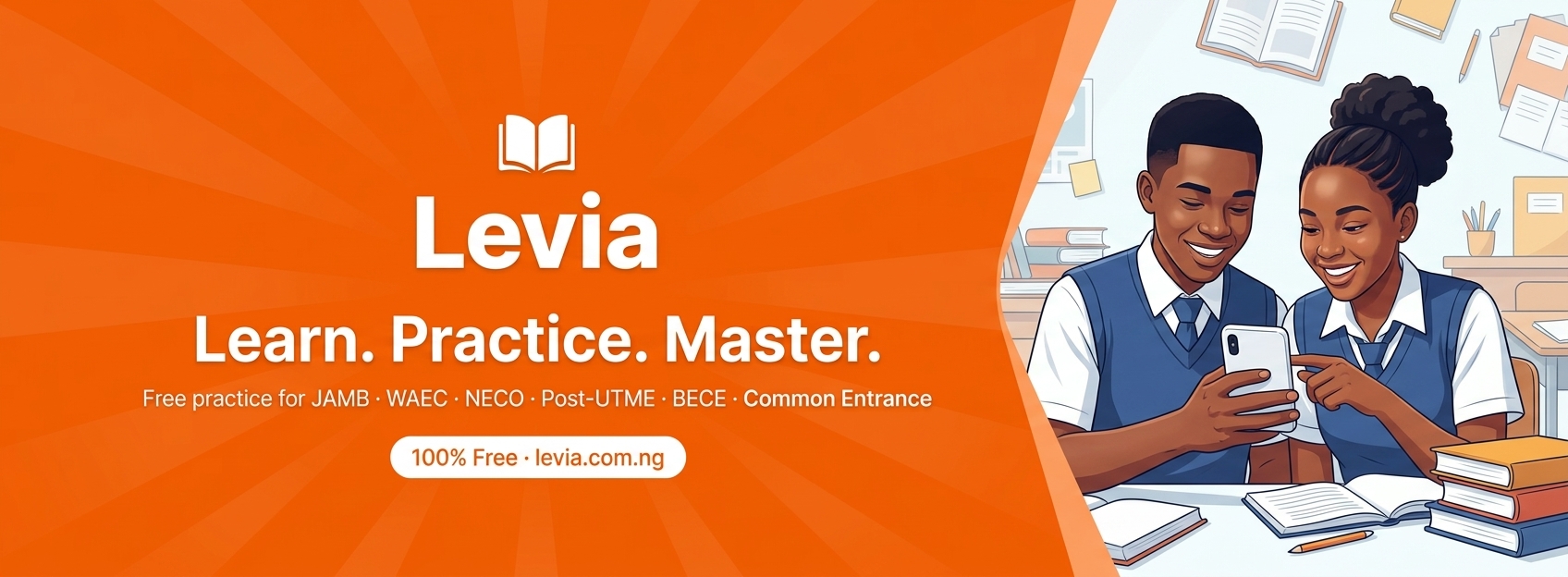 New Free Platform Levia Lets Nigerian Students Practise for JAMB, WAEC and NECO — and Shows Them Exactly What They Don't Know