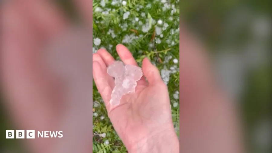 ‘So scary’: massive hail and torrential rain causes chaos in Toronto
