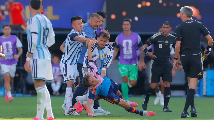 Spain, Argentina Break Out Into Brawl After 2026 FIFA World Cup Final