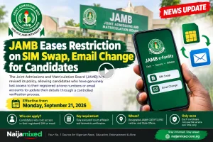 JAMB Eases Restriction on SIM Swap, Email Change
