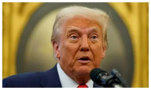 White House defends Trump media ban as TV networks halt coverage