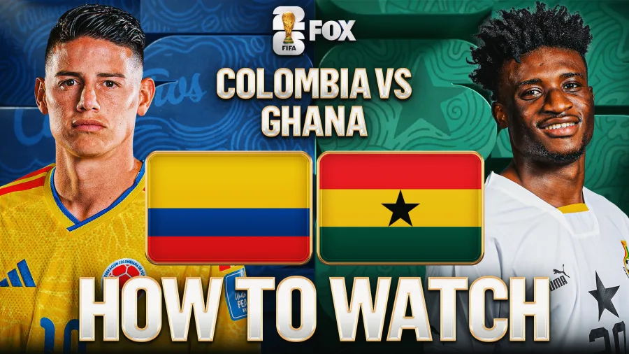 How to Watch Colombia vs. Ghana: TV Channel, Live Stream, Time