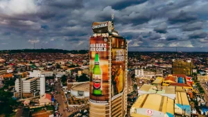 Goldberg makes history with Monumental Talking Drum Installation on Cocoa House 