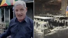 Watch: At the scene where Bangkok's deadly bar fire unfolded