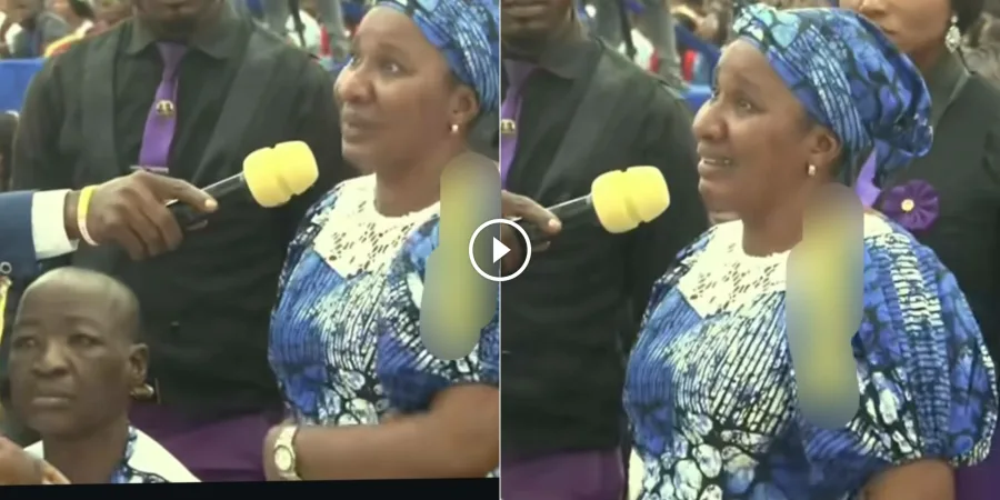 Woman Breaks Down in Tears, Begs Apostle Johnson Suleman to Save Her Husband During Emotional Church Service