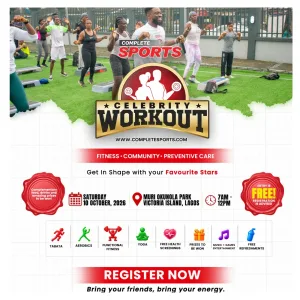 The Complete Sports celebrity workout 2026 is here. You are invited