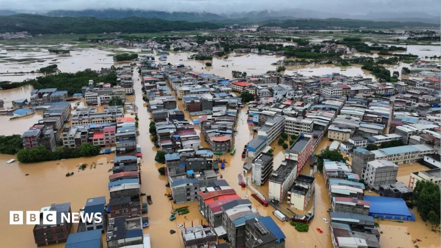 'The water just came so fast': Typhoon triggers floods and rare tornadoes in China
