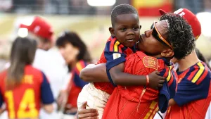 How Lamine Yamal's Little Brother, Keyne, Celebrated Spain's World Cup Win