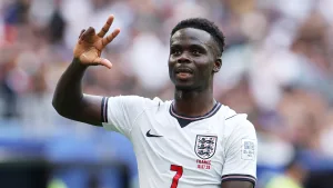 Bukayo Saka Responds To Questions About His Fitness After Hat Trick vs. France