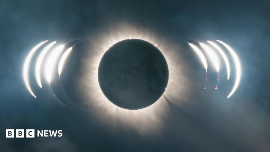 What can we see during the partial solar eclipse?