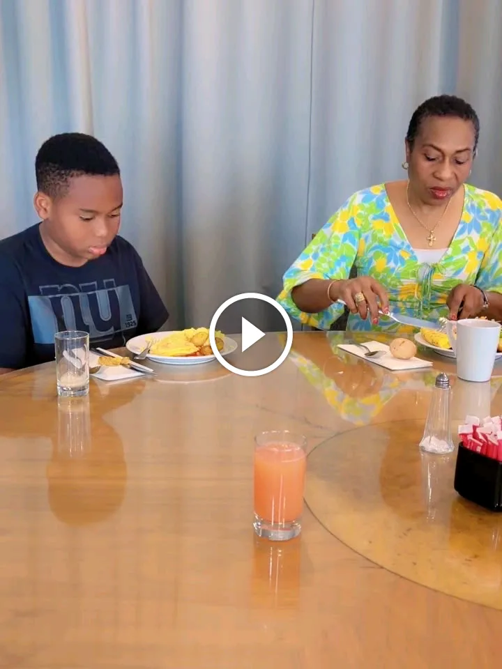 Tonto Dikeh’s Son Kingandre Spotted With His Grandma in Paris (Photos)