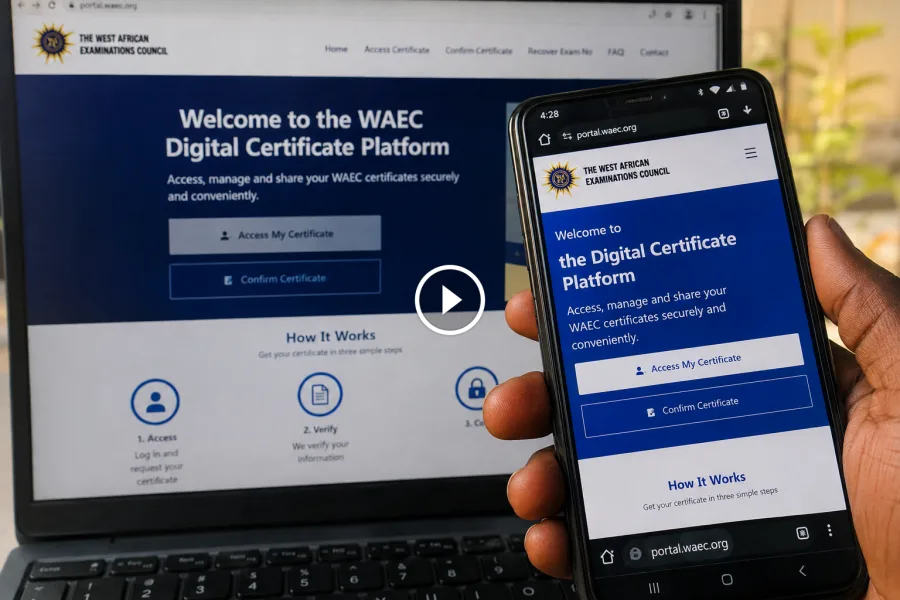 2026 WAEC Certificate Online: How to Access, Download and Share Your WASSCE Certificate by Phone