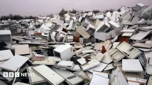 Mountain of broken fridges growing across England and Wales