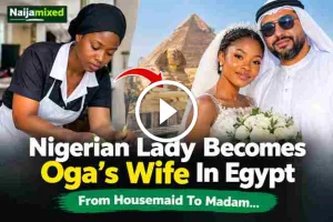Nigerian Lady Serving as Housemaid in Egypt Becomes Oga’s Wife, Celebrates New Status