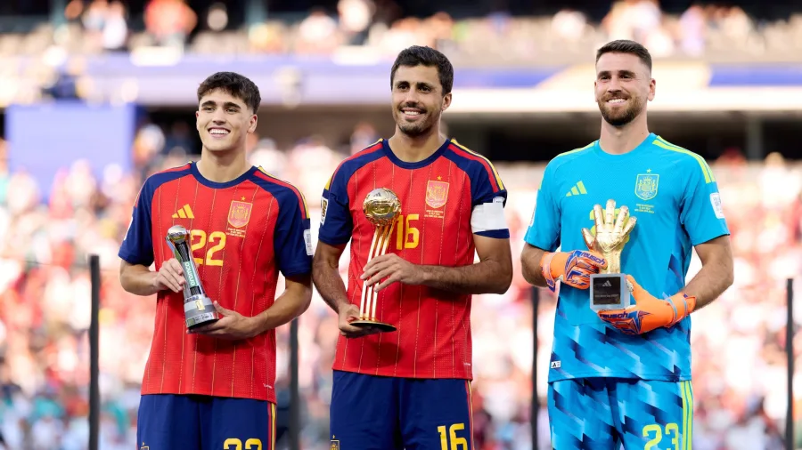 2026 FIFA World Cup Awards: Spain's Rodri, Cubarsí, Unai Simón; France's Mbappé