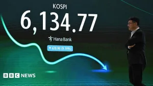 Chip firms fall in US and Asia as AI jitters rattle investors