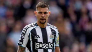 King of the club – Bruno Guimaraes reacts as Howe leaves Newcastle
