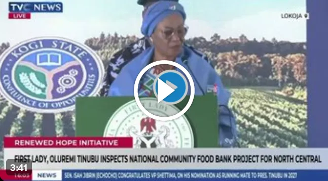 VIDEO: “I want to appeal to our young people in the entertainment industry …… Remi Tinubu request Burna boy, Davido to assist in helping the poor