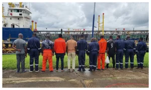 Navy arrests vessel with 650 metric tonnes of stolen crude