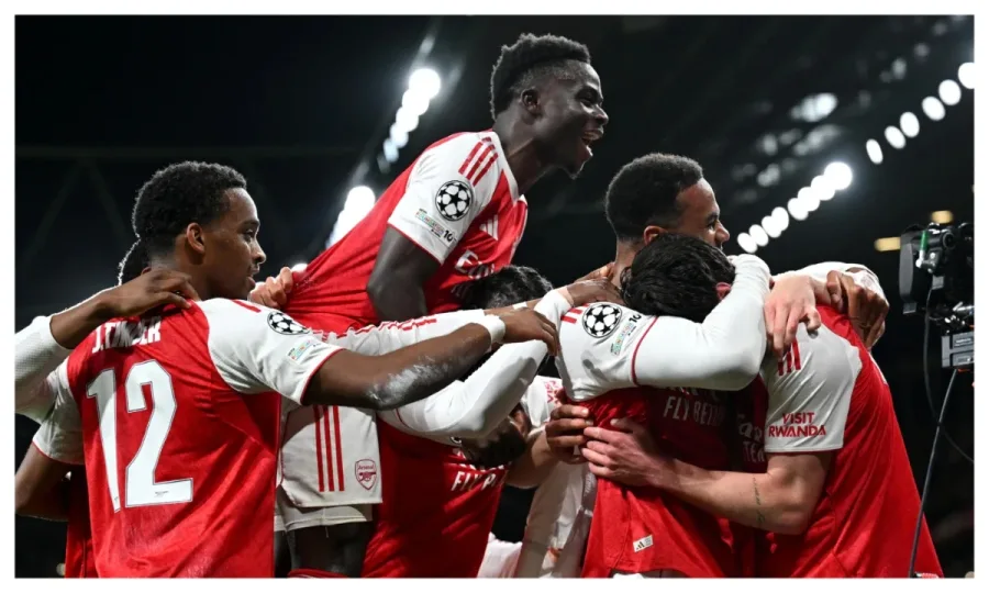 EPL table: Arsenal remain joint-top with Man City after 2-1 win over Chelsea